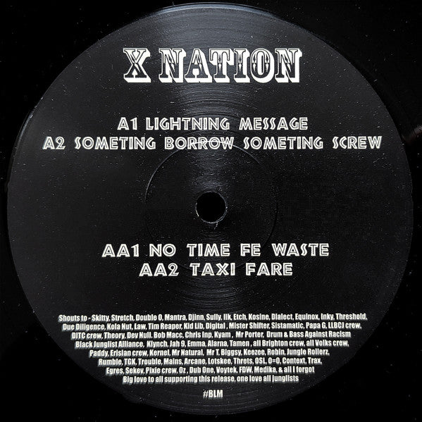 X Nation (2) : Manners & Respect  (12", EP)