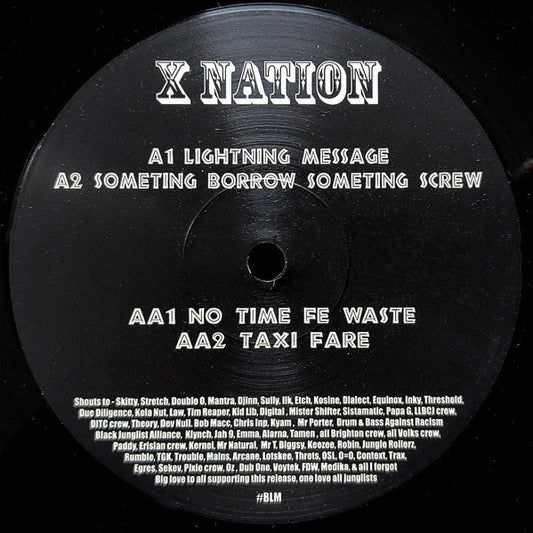 X Nation (2) : Manners & Respect  (12", EP)