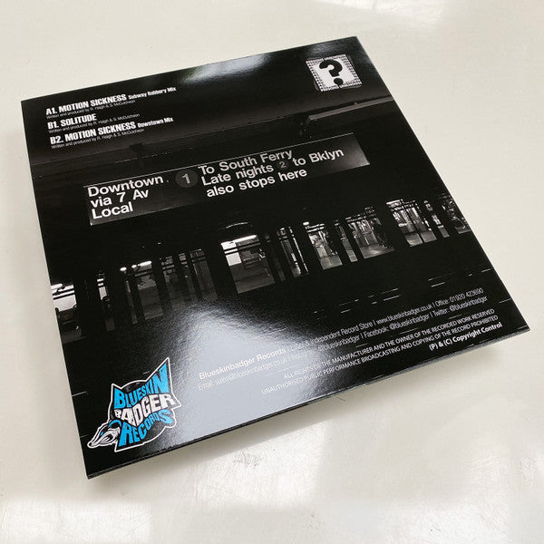 Persons Unknown : Motion Sickness (12", S/Edition, Smo)