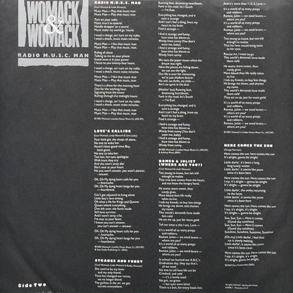 Womack & Womack : Radio M.U.S.C. Man (LP, Album)