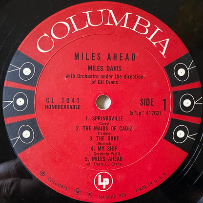 Miles Davis + 19 - Orchestra Under The Direction Of Gil Evans : Miles Ahead (LP, Album, Mono, Hol)