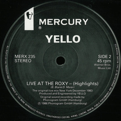 Yello : Vicious Games (12", Single)