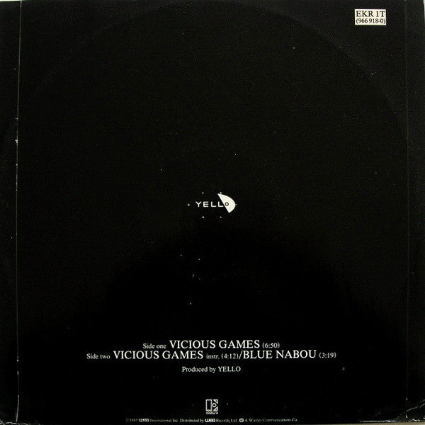 Yello : Vicious Games (12", Single)