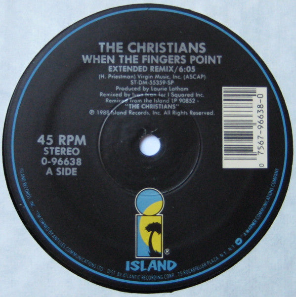 The Christians : When The Fingers Point (12")