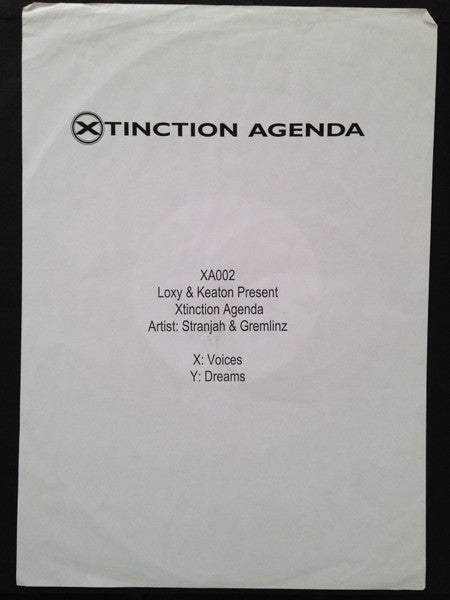 Stranjah & Gremlinz* / Mutt & Outlook : Voices / Dreams (12", Promo, W/Lbl)