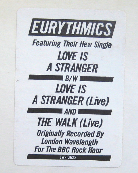 Eurythmics : Love Is A Stranger (12", Single, Promo)