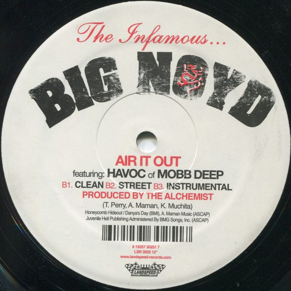 Big Noyd : Holdin' It Down / Air It Out (12")