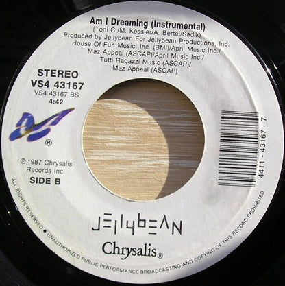 Jellybean* Featuring Steven Dante : The Real Thing (7", Single)