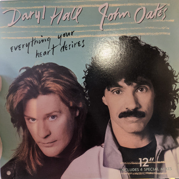 Daryl Hall John Oates* : Everything Your Heart Desires (12")