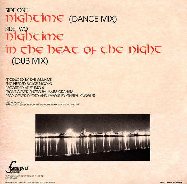 Pretty Poison : Nightime (12", Ora)
