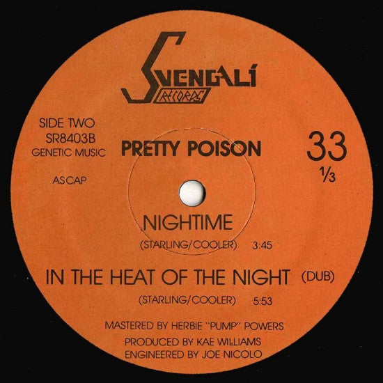 Pretty Poison : Nightime (12", Ora)