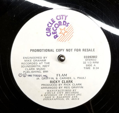 Ricky Clark* : Flam (12", Promo)