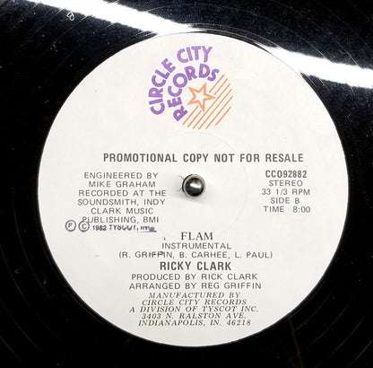 Ricky Clark* : Flam (12", Promo)