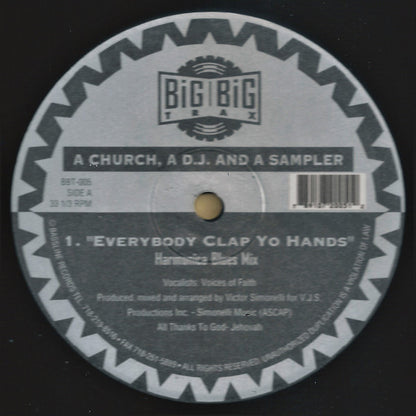 A Church, A D.J. & A Sampler : Everybody Clap Yo Hands  (2x12", EP)