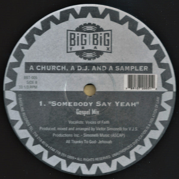 A Church, A D.J. & A Sampler : Everybody Clap Yo Hands  (2x12", EP)