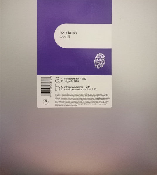 Holly James : Touch It (12")