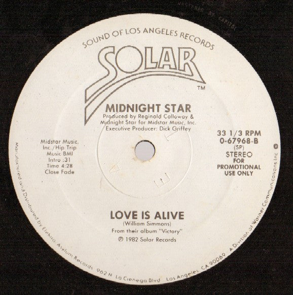 Midnight Star : Victory (12", Promo)