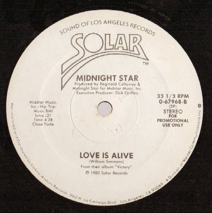 Midnight Star : Victory (12", Promo)