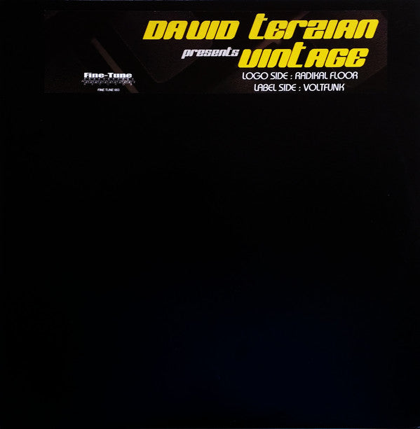 David Terzian Presents Vintage (26) : Radikal Floor / Voltfunk (12")