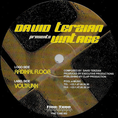 David Terzian Presents Vintage (26) : Radikal Floor / Voltfunk (12")