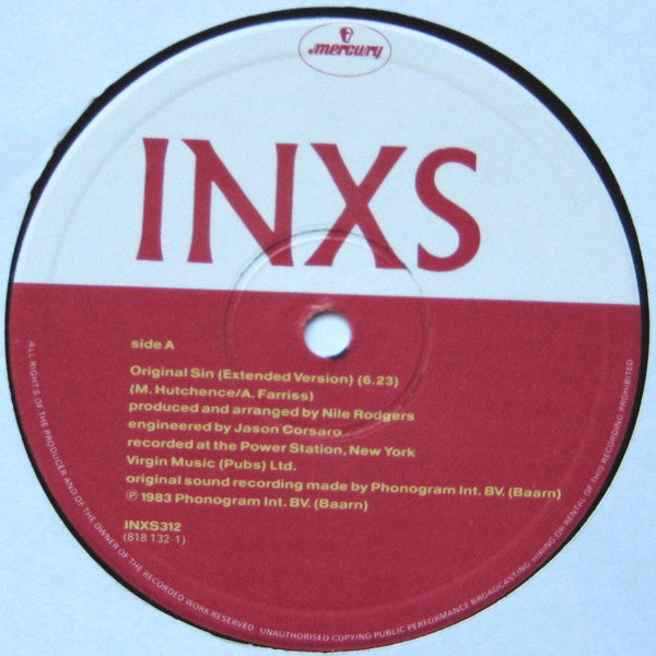 INXS (In Excess)* : Original Sin (12")