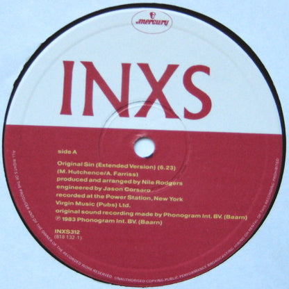 INXS (In Excess)* : Original Sin (12")