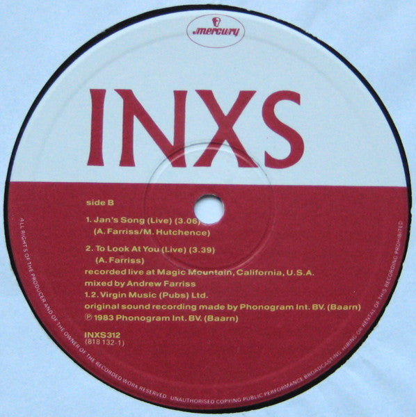 INXS (In Excess)* : Original Sin (12")