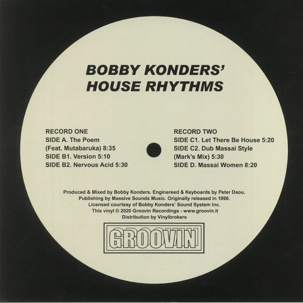 Bobby Konders : House Rhythms (2x12")