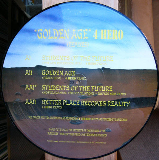 4 Hero : Golden Age (Remixes) (12", Pic)