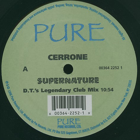 Cerrone : Supernature (The Danny Tenaglia Remixes) (12")