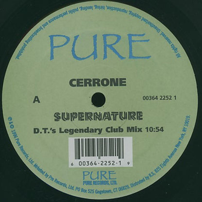 Cerrone : Supernature (The Danny Tenaglia Remixes) (12")