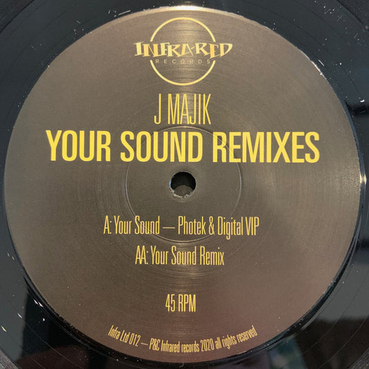 J Majik : Your Sound Remixes (12", Ltd)