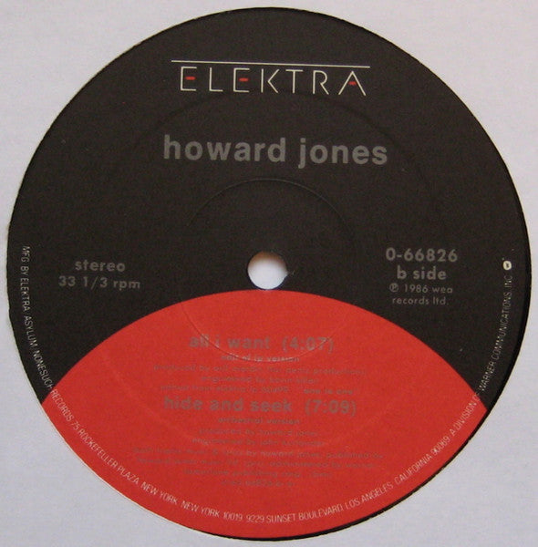 Howard Jones : All I Want (12")