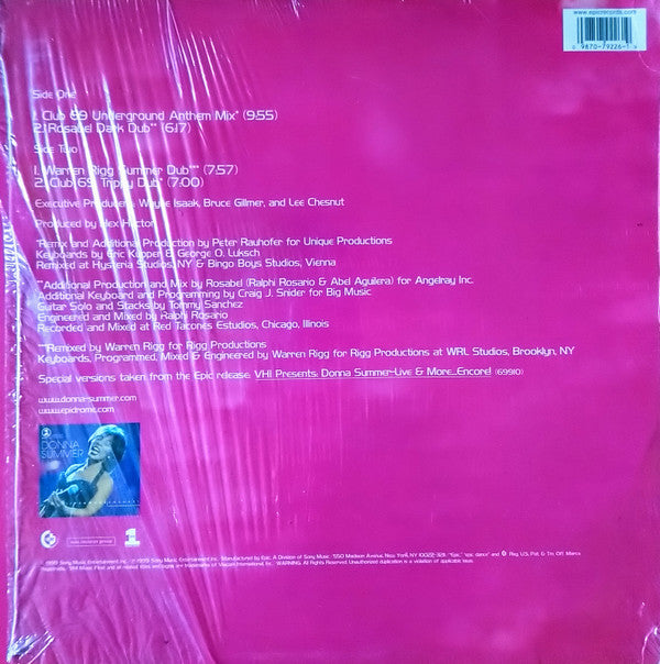 Donna Summer : I Will Go With You (Con Te Partiró) (Part 2/2) (12")