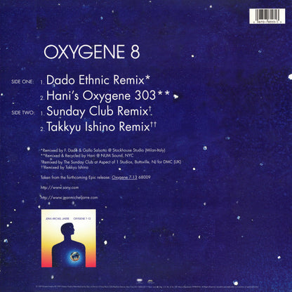 Jean Michel Jarre* : Oxygene 8 (12", Single)