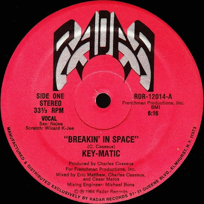 Key-Matic : Breakin' In Space (12")