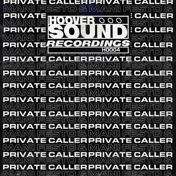 Private Caller & Mani Festo : Hooversound Presents: Private Caller & Mani Festo (12", EP)