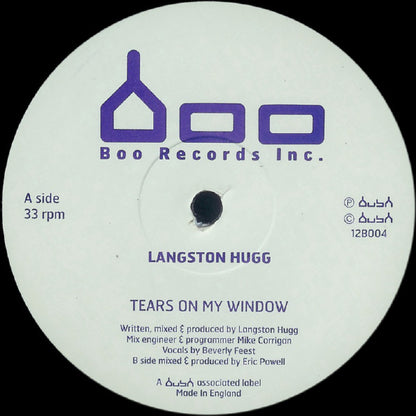 Langston Hugg : Tears On My Window / High On High (12")