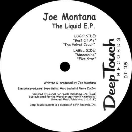 Joe Montana : The Liquid E.P. (12", EP)
