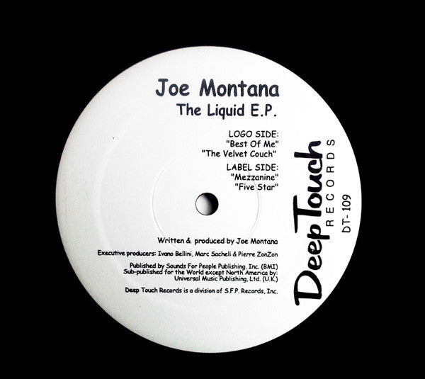 Joe Montana : The Liquid E.P. (12", EP)