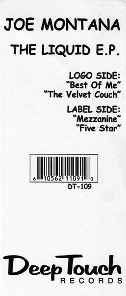 Joe Montana : The Liquid E.P. (12", EP)