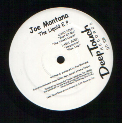 Joe Montana : The Liquid E.P. (12", EP)