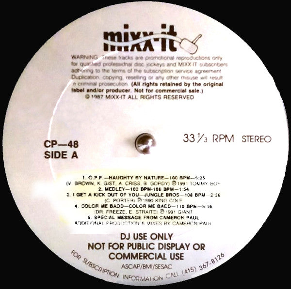 Various : Mixx-it 48 (12", Promo)