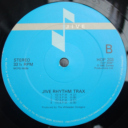 Willesden Dodgers : Jive Rhythm Trax (LP, Album)