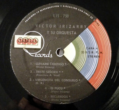Victor Irizarry Y Su Orquesta : Victor Irizarry Y...Su Orquesta (LP, Album)