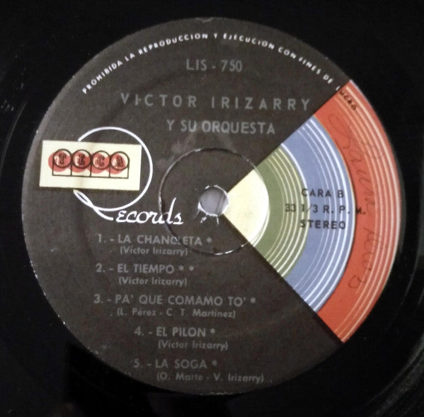 Victor Irizarry Y Su Orquesta : Victor Irizarry Y...Su Orquesta (LP, Album)