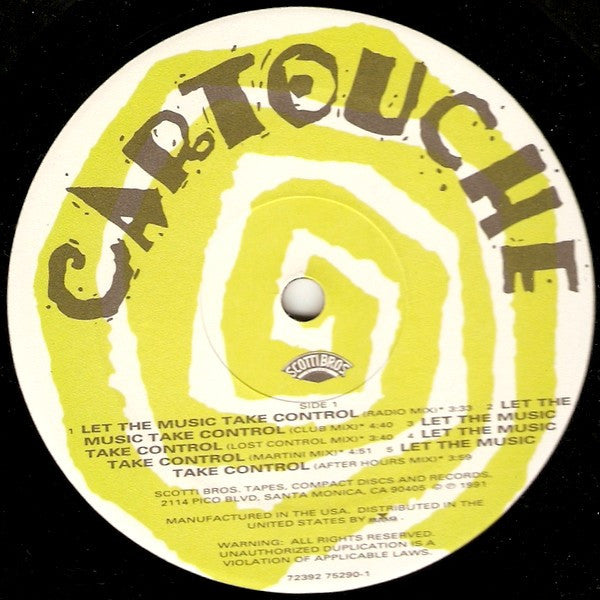 Cartouche : Let The Music Take Control (12", Single)