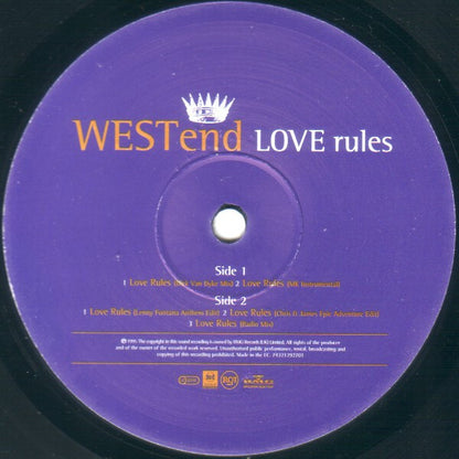Westend* : Love Rules (12")