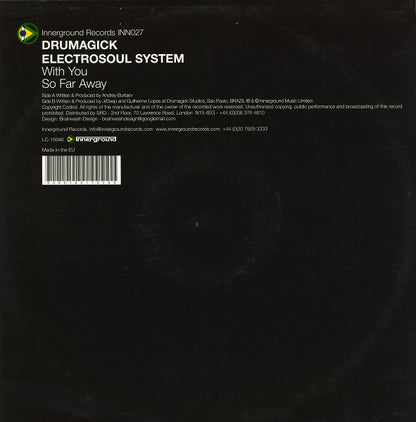 Electrosoul System / Drumagick : With You / So Far Away (12")