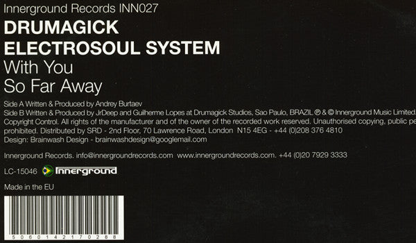 Electrosoul System / Drumagick : With You / So Far Away (12")